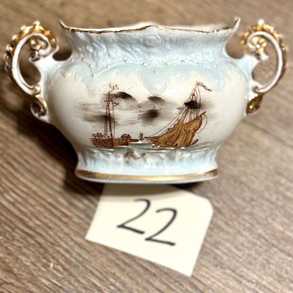 Antique Hand Painted Creamer