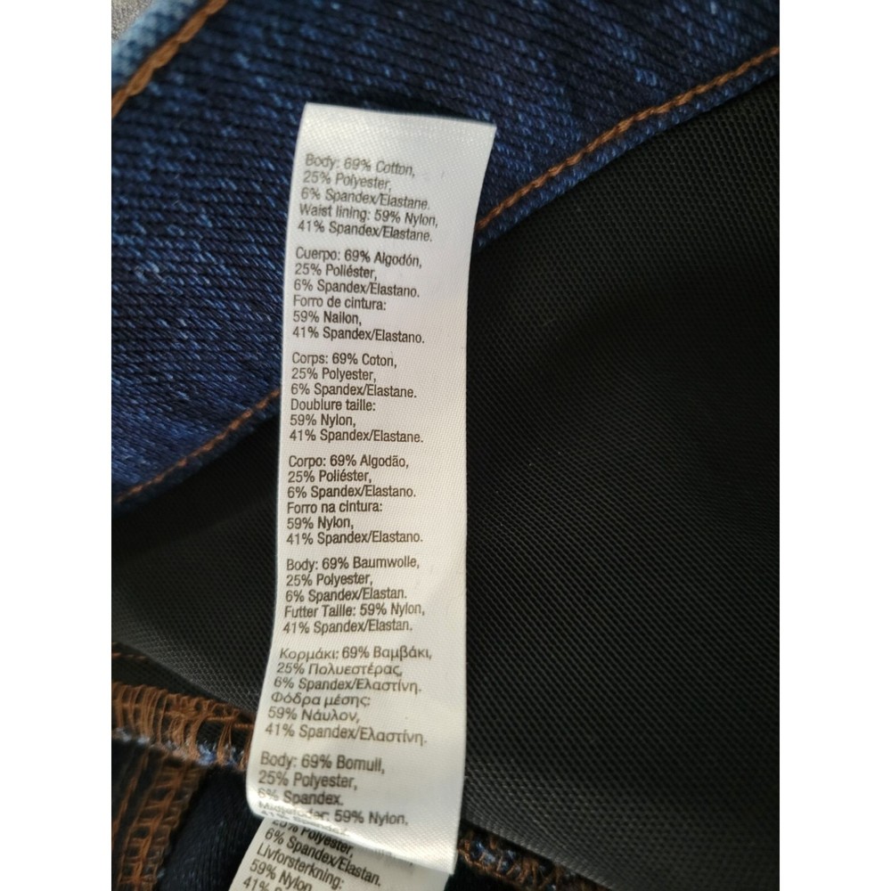 Spanx Blue Jean legging Pull On size Medium pants tummy control slimming