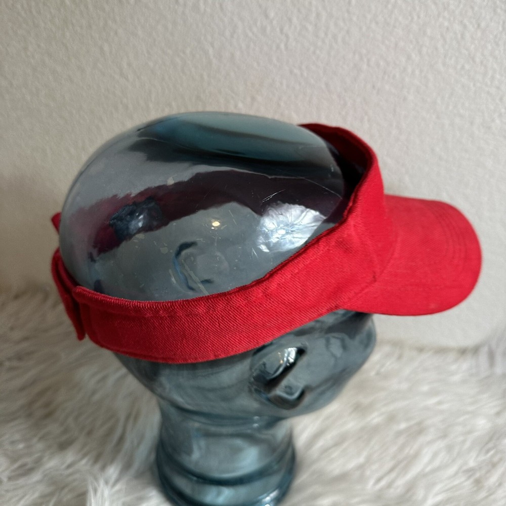 Vintage Adjustable Got Sand red visor