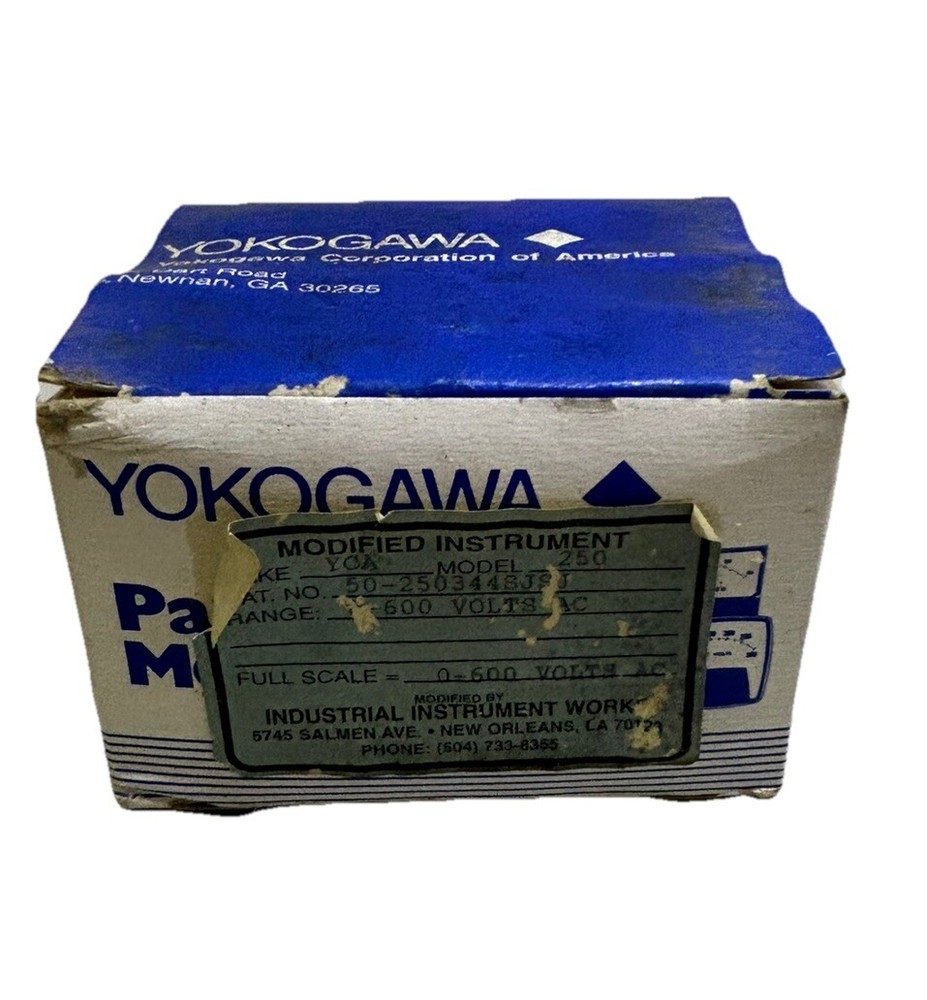 Yokogawa 50-250344SJSJ Panel Meter