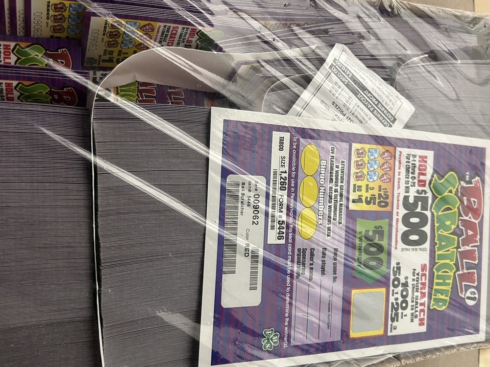 pull tickets casino Ball Scratcher Sealed