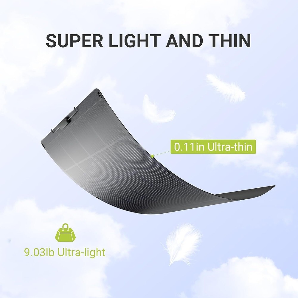 ALLPOWERS 4000W(peak) Portable Power Station with 2X 200W Flexible Solar Panel