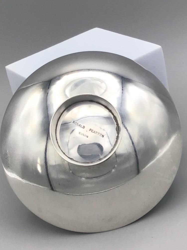 RONALD PEARSON - STERLING Silver BOWL - MID CENTURY Modern Handmade