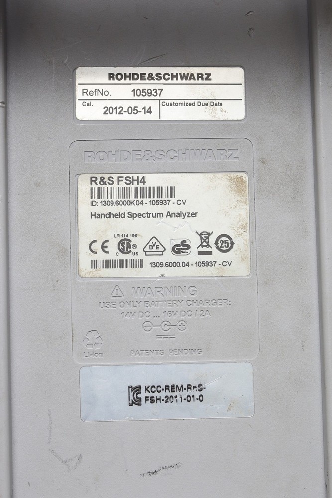 Rohde & Schwarz FSH4 Handheld Spectrum Analyzer