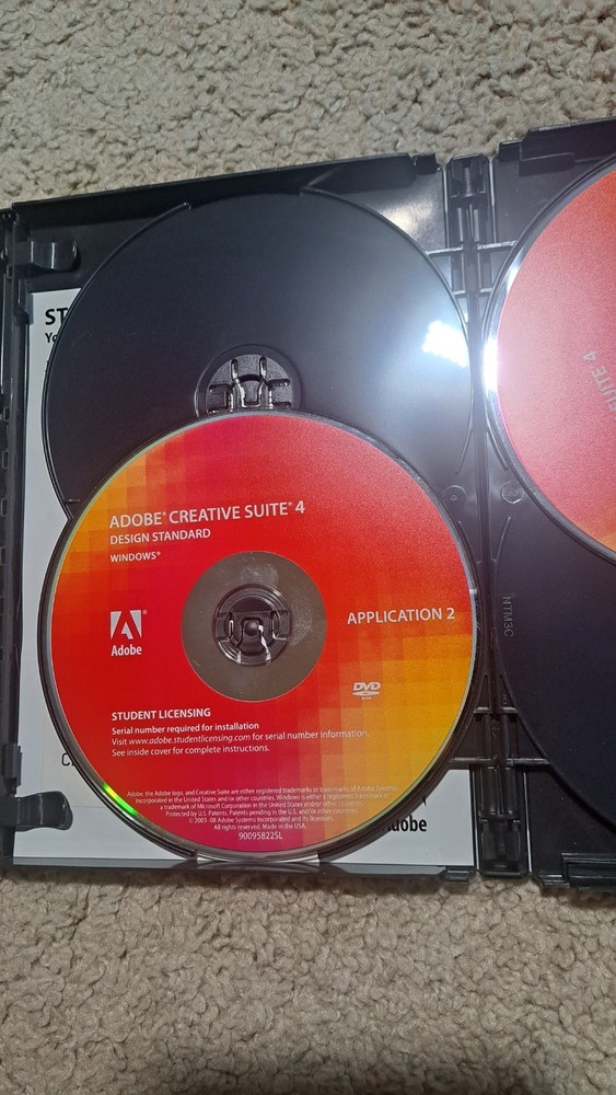Adobe Creative Suite 4 CS4 Design Standard For Windows Full Retai DVD Version