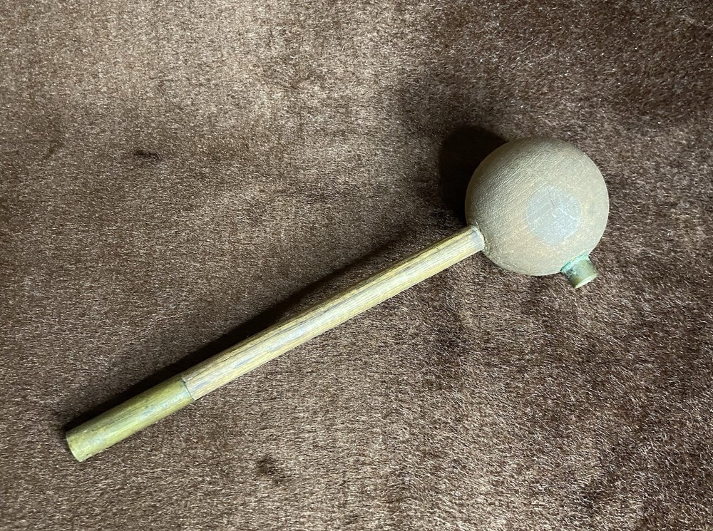 Muzzle Loader Ball Starter Wood, Brass Short Starter Vintage