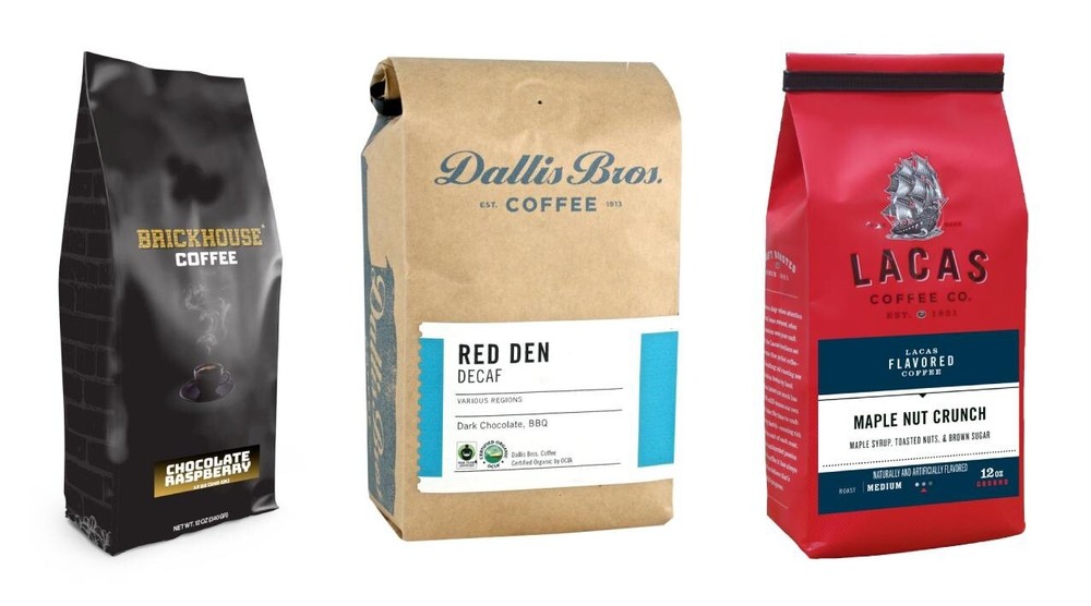 Flavored Coffee Bundle With Chocolate Raspberry, Dallis Bro and Maple Nut Crunch