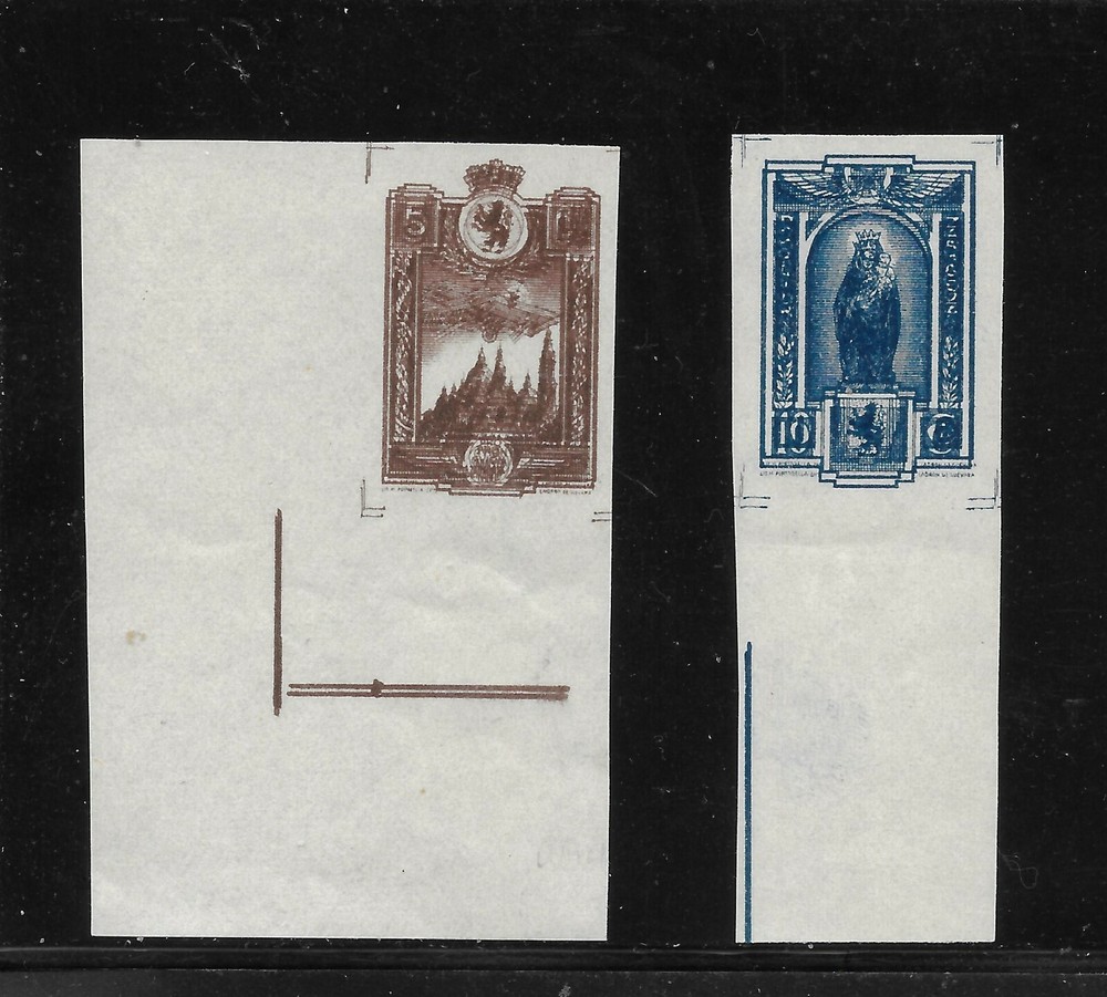 ZARAGOZA     SOFIMA 13d-14d   DOUBLE IMPRESSION     MNH      SPANISH CIVIL WAR