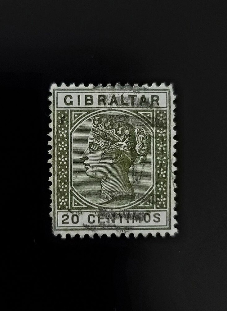 Gibraltar, Centimos, Scott 31, Used