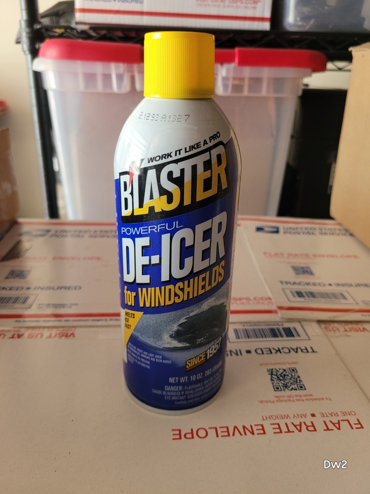 Blaster De-Icer for Windshields.