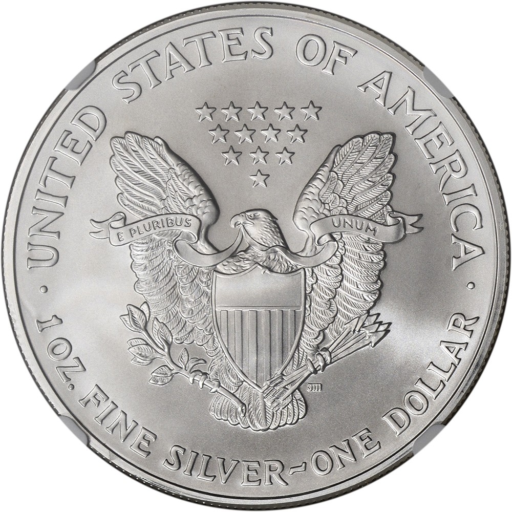 2005 American Silver Eagle Coin - NGC MS70