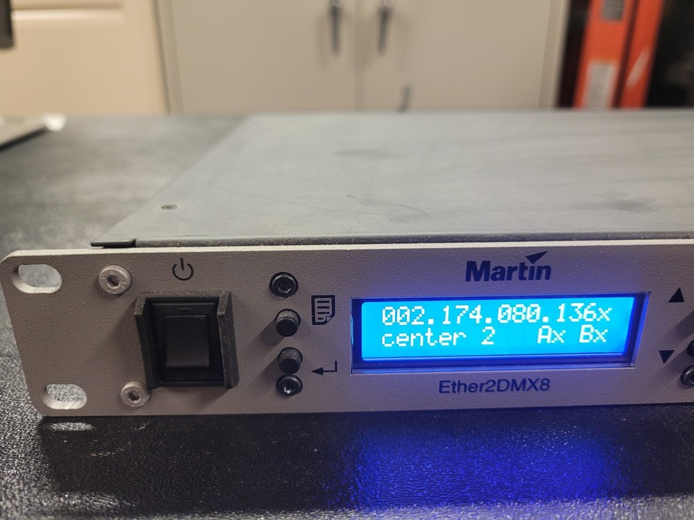 Martin Ether2DMX8 Artnet to DMX