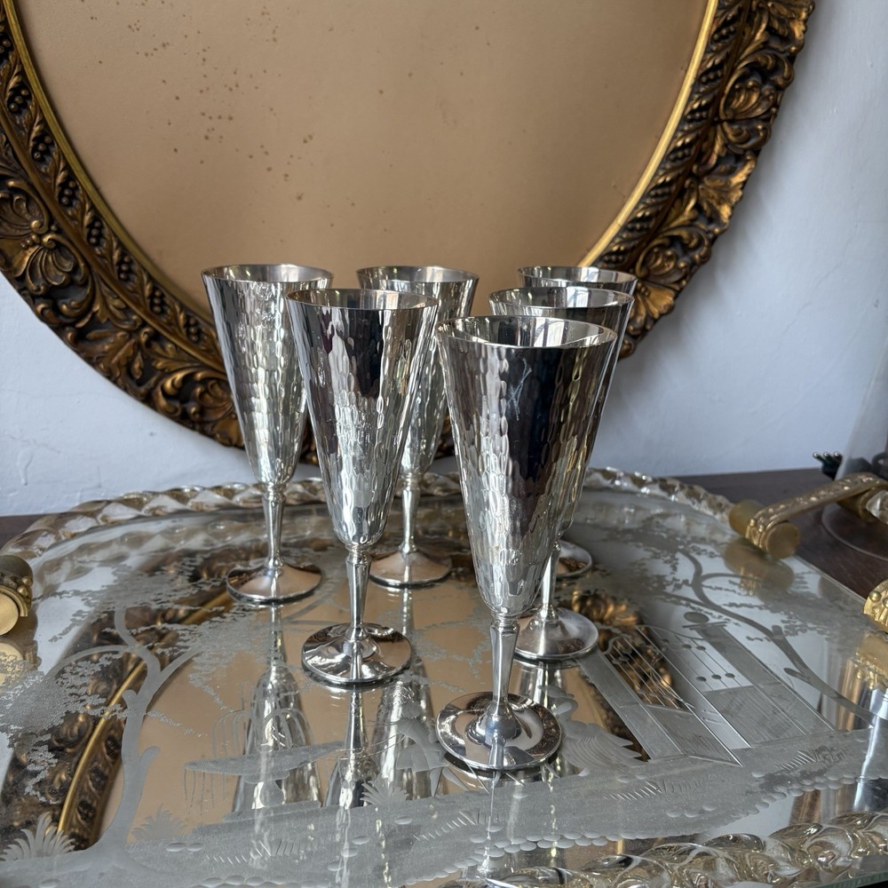 SILVER SILVER PLATED FLUTE SET GOOD CONDITION WITH BOX