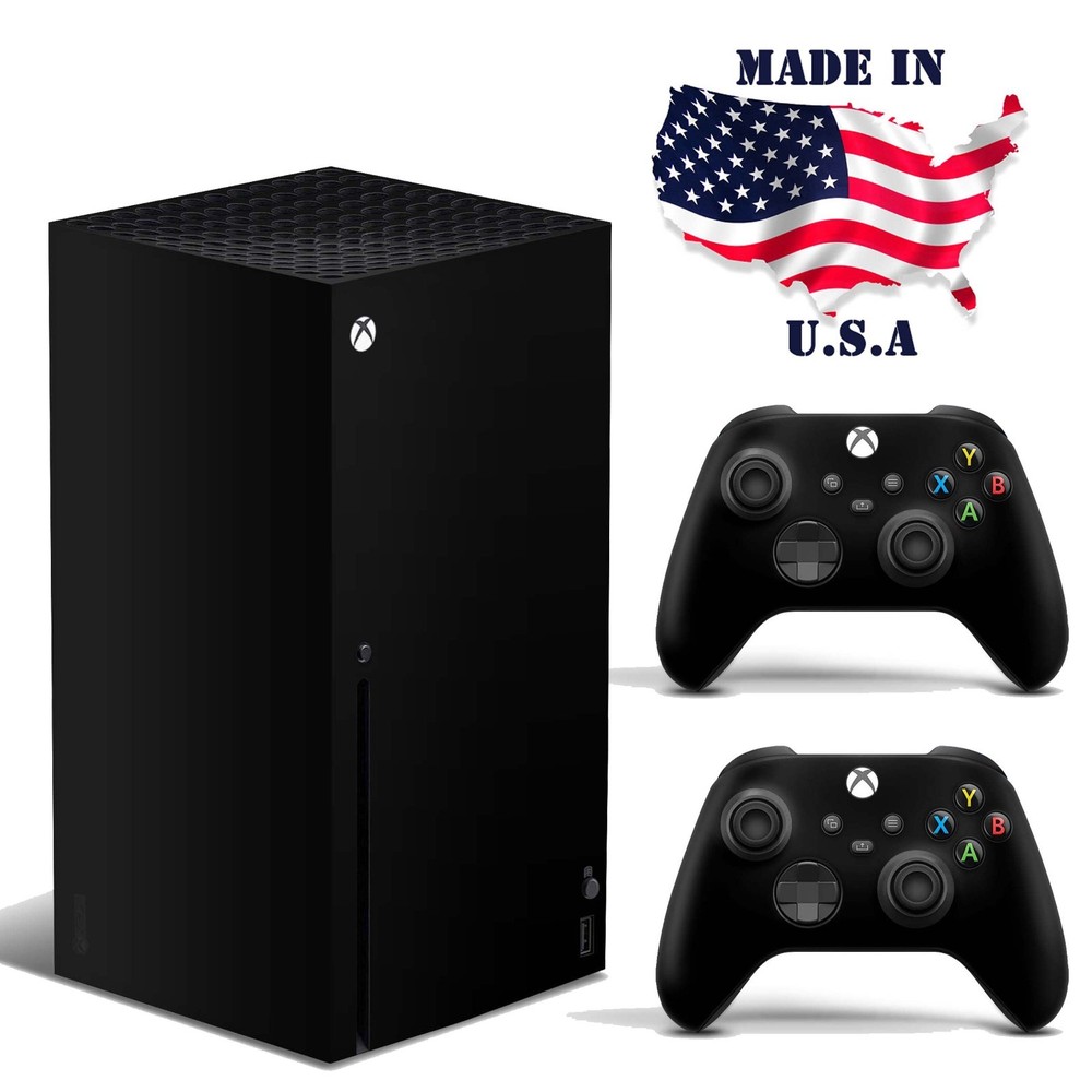 Xbox Series X Console & Controller Vinyl Skin Wrap – Solid Colors