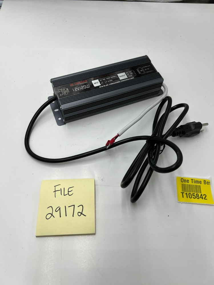 Outrigger Outdoors Power Converter Waterproof Switch Power Supply 12V 120W