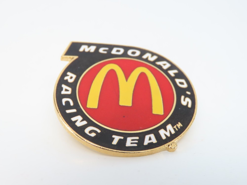 McDonald's Racing Team Lapel Hat Pin 1995