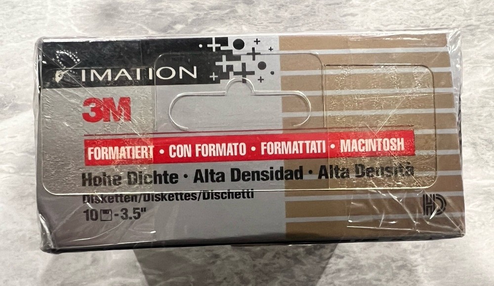 20- 3M DSHD Diskettes Double Sided High Density 3.5" Floppy Disk New Mac Format