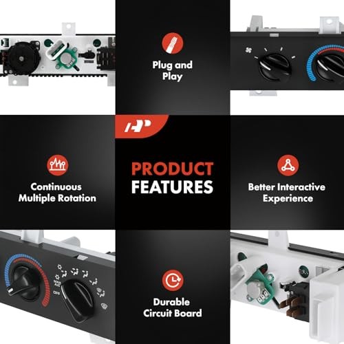 A/C Heater Climate Control Panel Module Compatible with Dodge Ram 1500 2500