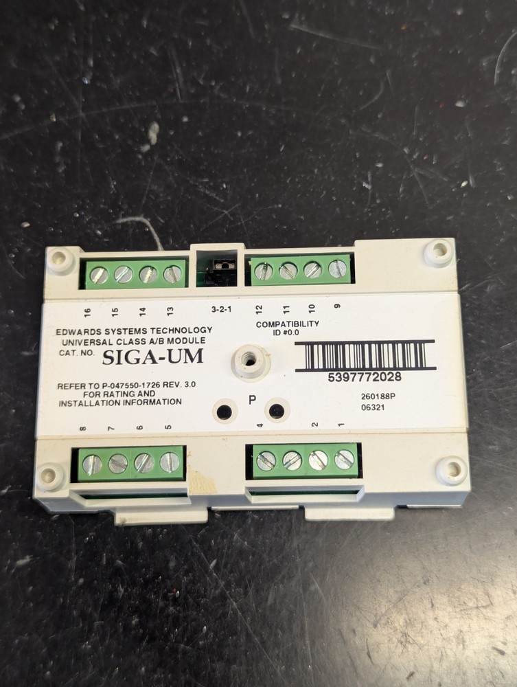 EST Edwards SIGA-UM Universal Class A/B Module for Fire Alarms