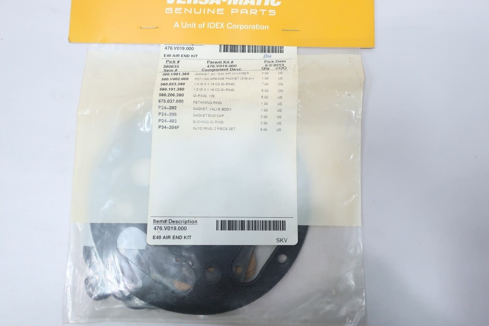 Versa-matic 476.V019.000 E40 Air End Kit