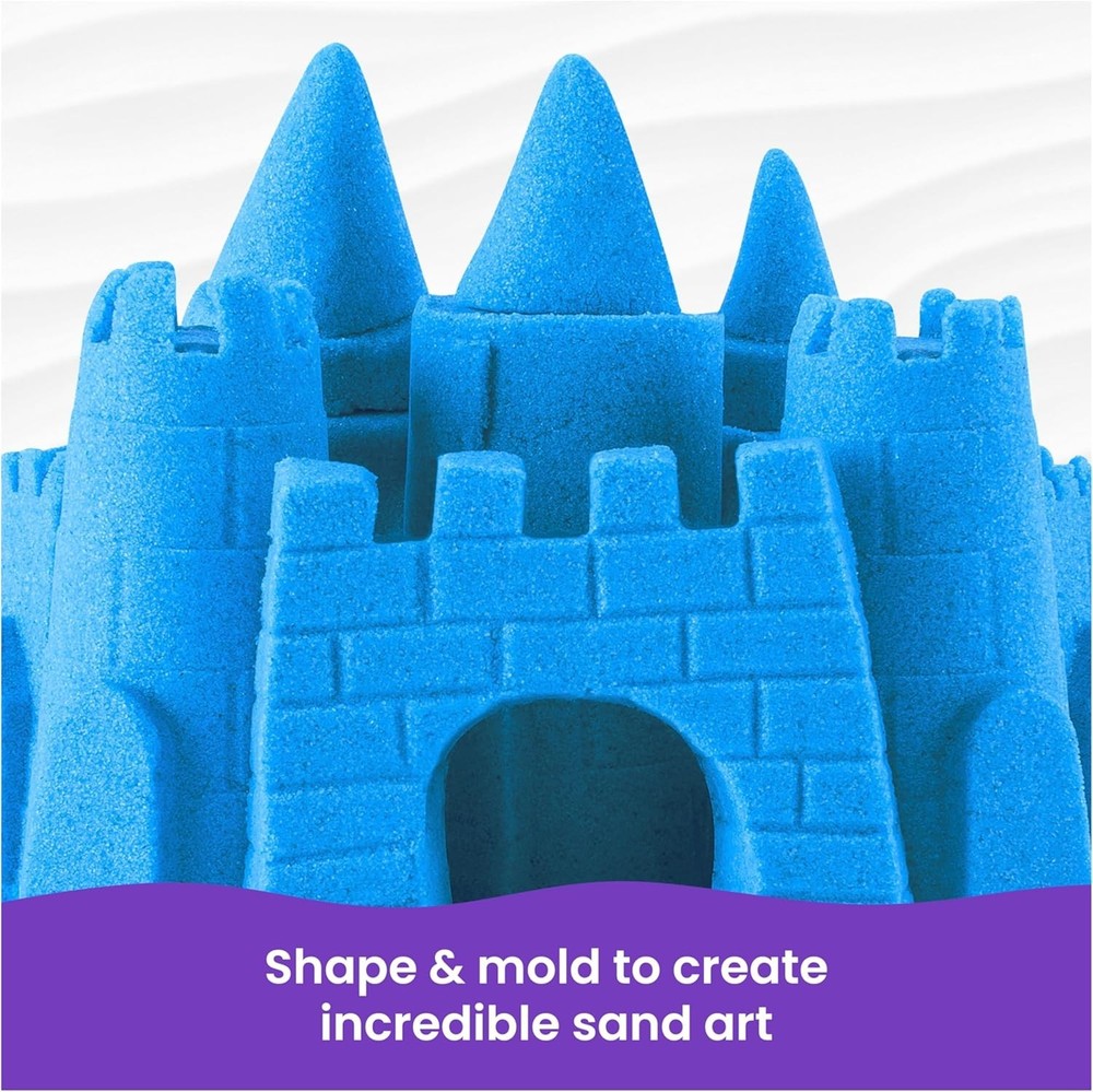 Kinetic Sand, Exclusive 12-Pack Castle Containers, Multi-Color Play Sand Bundle