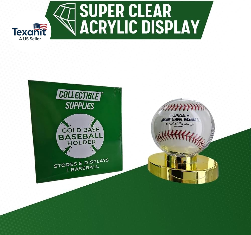 Autographed Baseball Holder Display Case – Baseball Display Case with UV Protect