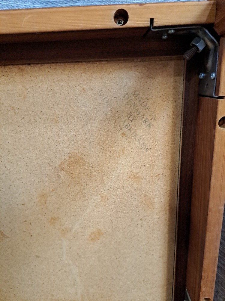 M°belfabrikken Toften Danish Tile-Top Teak Side Table