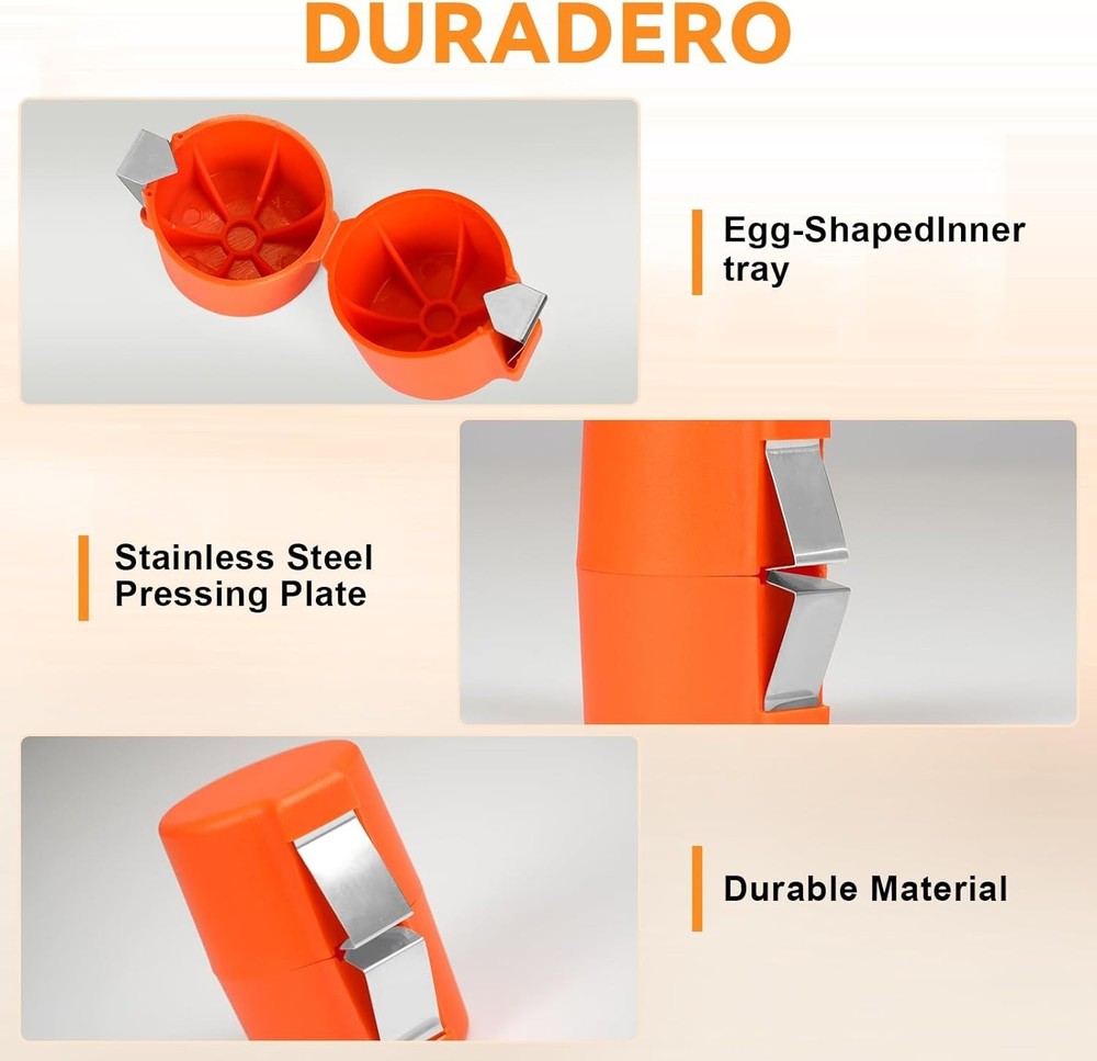 Handy Kitchen Gadget: 3-in-1 Egg Cracker, Shell Opener & Peeler - Gift Ready