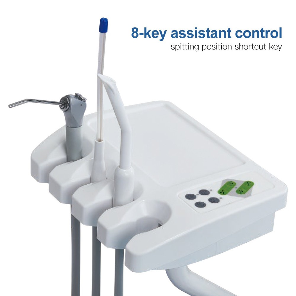 Dental Unit Surgery Chair Computer Controlled Integral Premium PU DC Motor&Stool