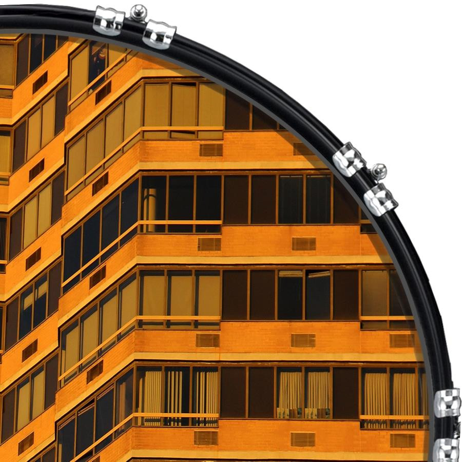 20" Custom Bass Kick Drum Front Head Graphic Graphical Windows 1