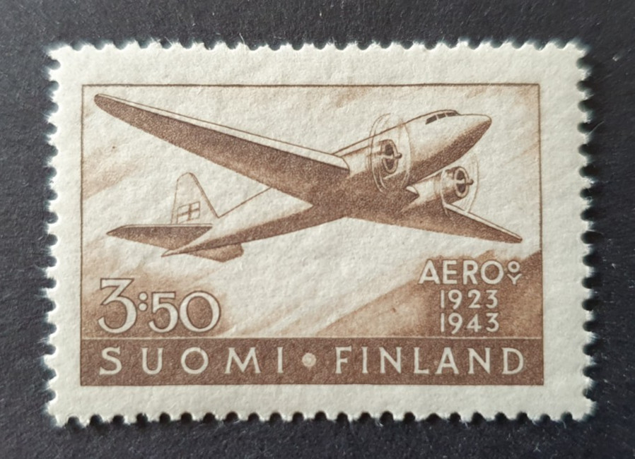1944 FINLAND SUOMI AIRMAIL VF MNH