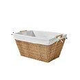 Resin Poly Rattan Laundry Basket with Liner