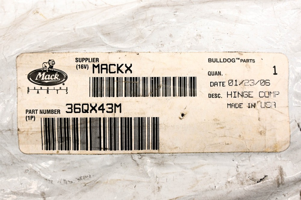 Mack 36QX43M Hinge NOS