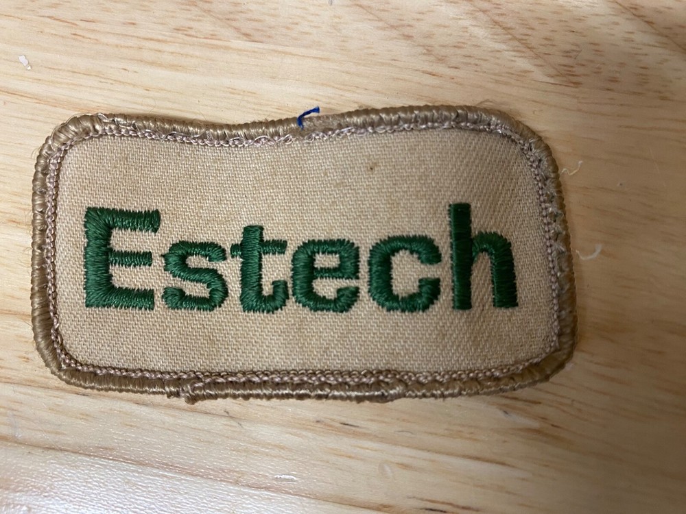 Vintage Estech engineer patch