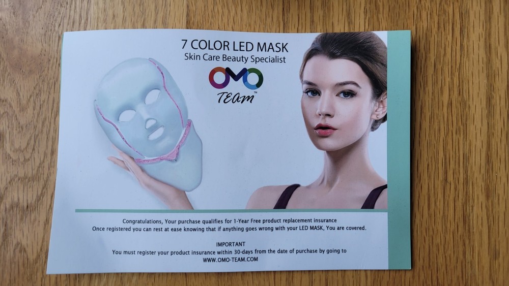 7 Color LED Mask by OMO Team