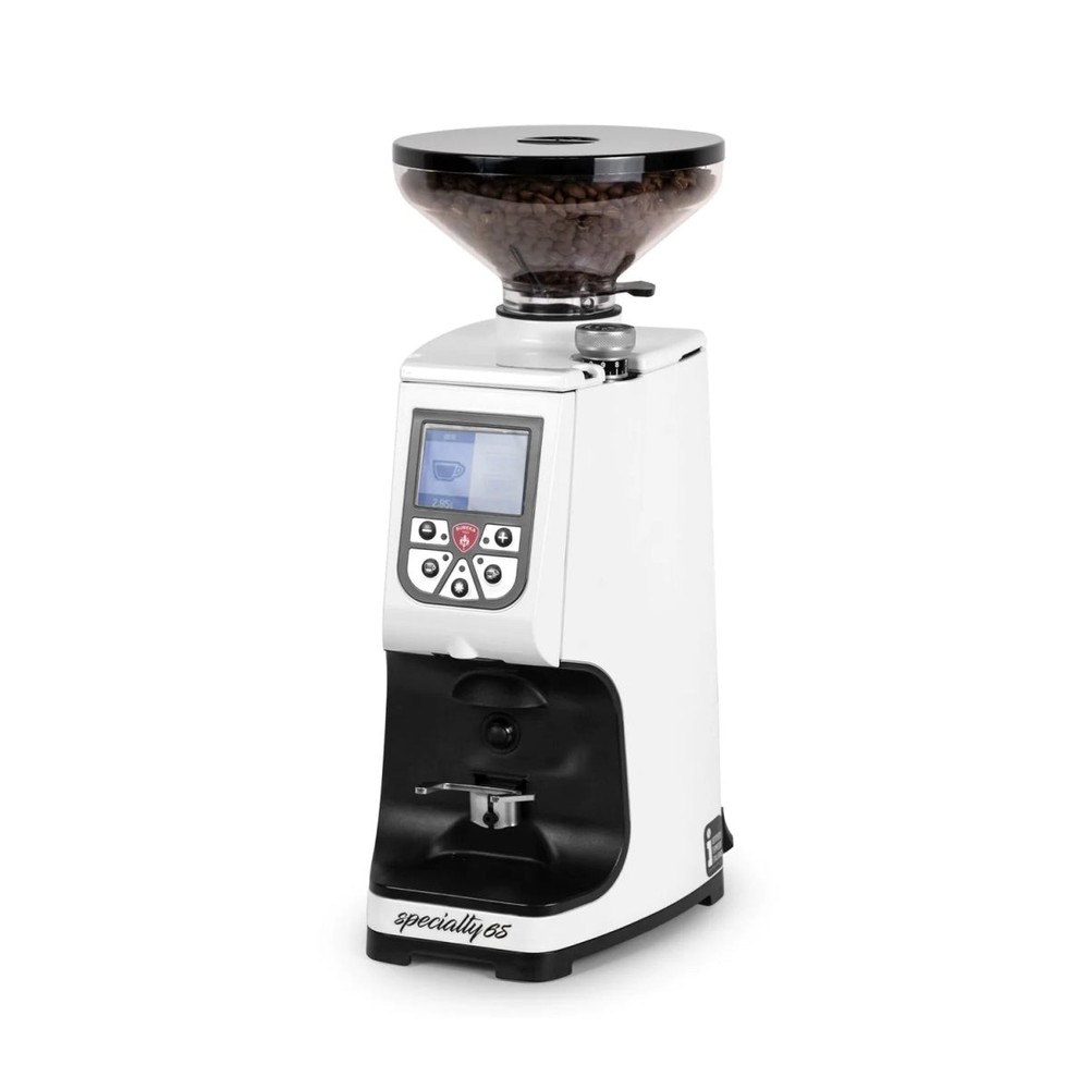 Eureka Atom 65 Commercial Espresso Grinder | Short Hopper | White