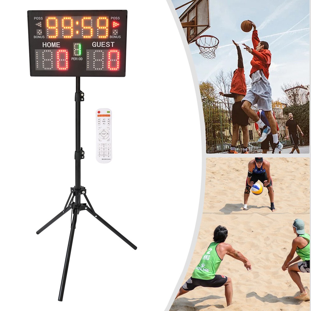 Electronic Digital Scoreboards with Timer Clock Led Scoreboard Free StandingUSUS