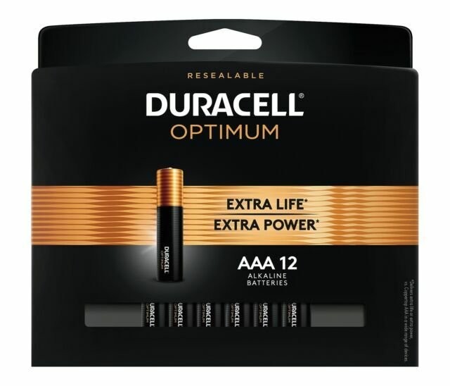 Duracell Optimum AAA Alkaline Batteries 22-Pack Packaging May Vary