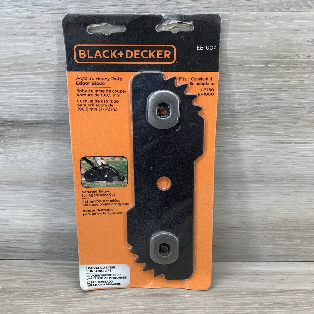 Heavy Duty Edger Blade Black Decker Replacement Blade 7-1/2" EB-007 NEW