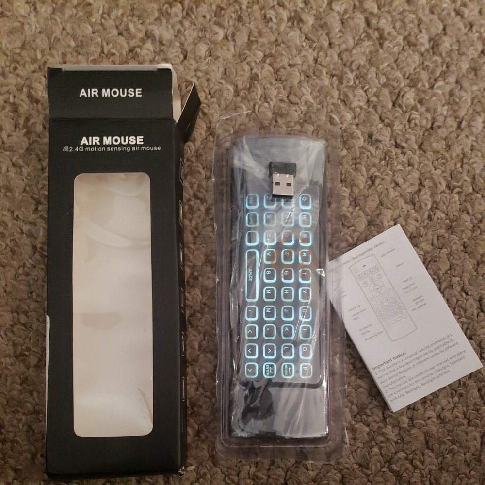 2.4G Motion Sensing Air Mouse Wireless Keyboard Backlight