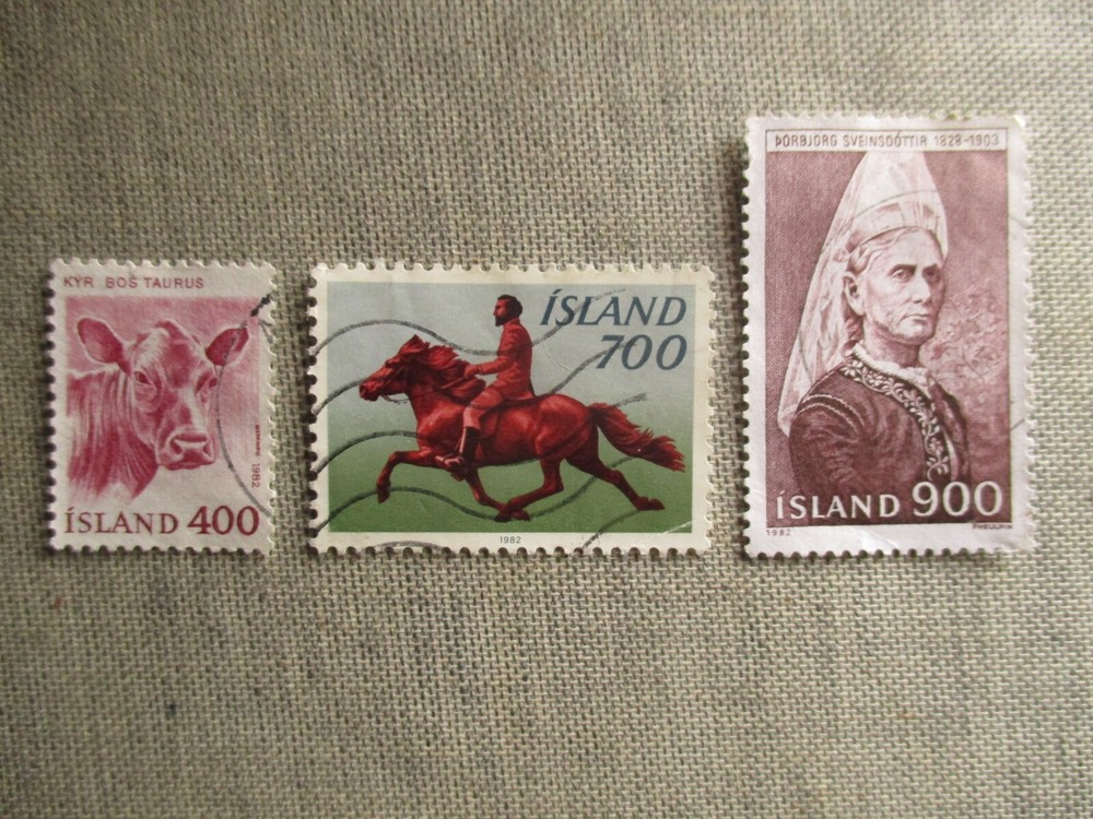 Iceland, Scott# 557, 560, 563, used