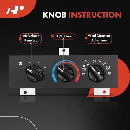 A/C Heater Climate Control Panel Module Compatible with Dodge Ram 1500 2500