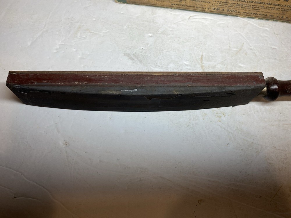 Antique Shull Combination Razor Strop With Box