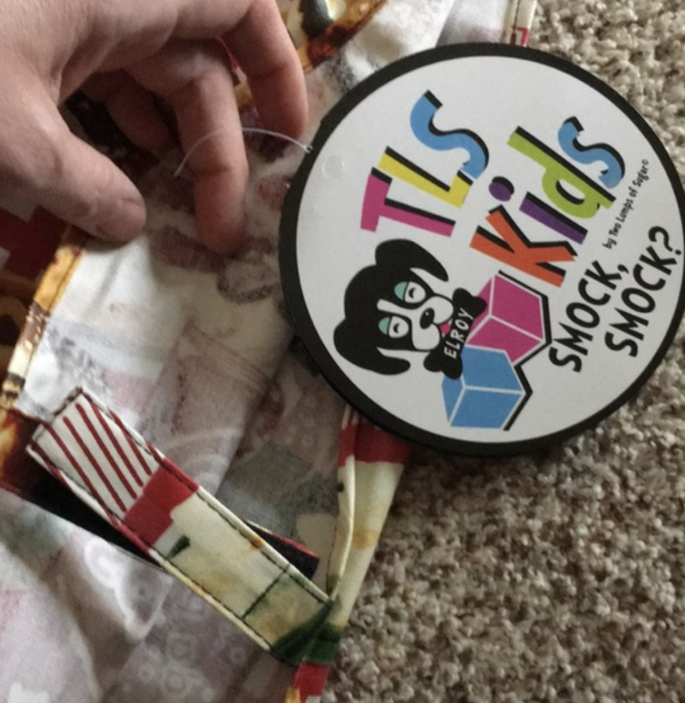 TLS kids smock NWT