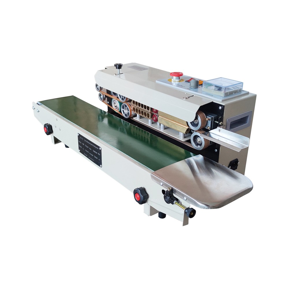 Auto Sealing Machine Continuous Plastic Poly Bag Sealer Horizontal PVC Membrane