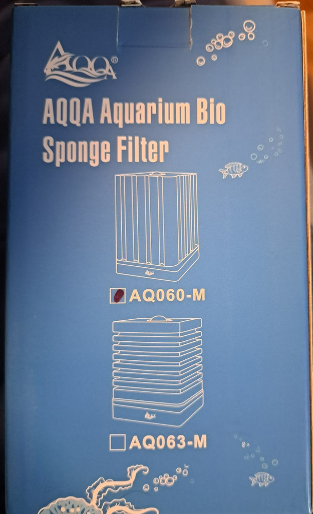 AQQA Aquarium Bio Sponge Filter AQ060 -m