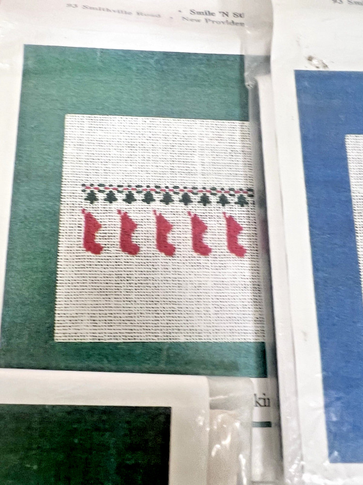 9 Kits Darning Card and Envelope Kit (Pattern Darning Collectibles) Christmas ++