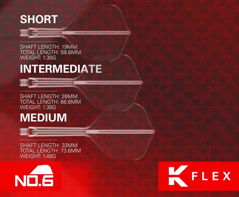Target K-Flex Flight System No. 6 Intermediate Red