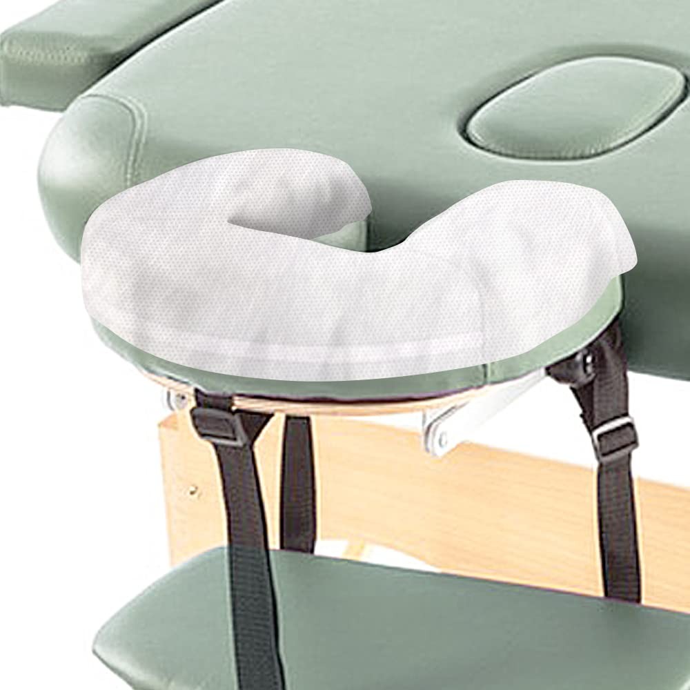 200 Count Face Cradle Covers For Massage Table | Disposable Face Cradle Cover...
