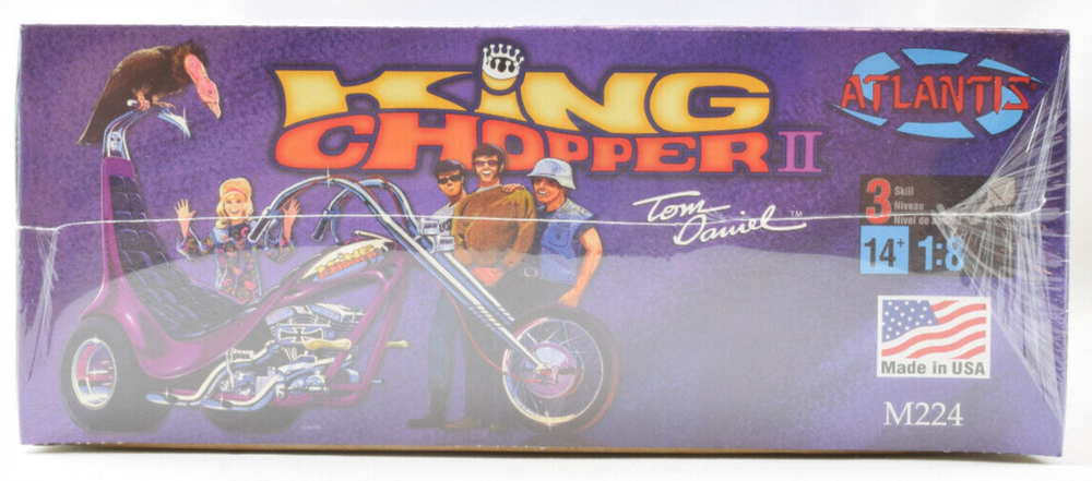 Atlantis Tom Daniel King Chopper II 1:8 Scale Model Trike Motorcycle Kit M224